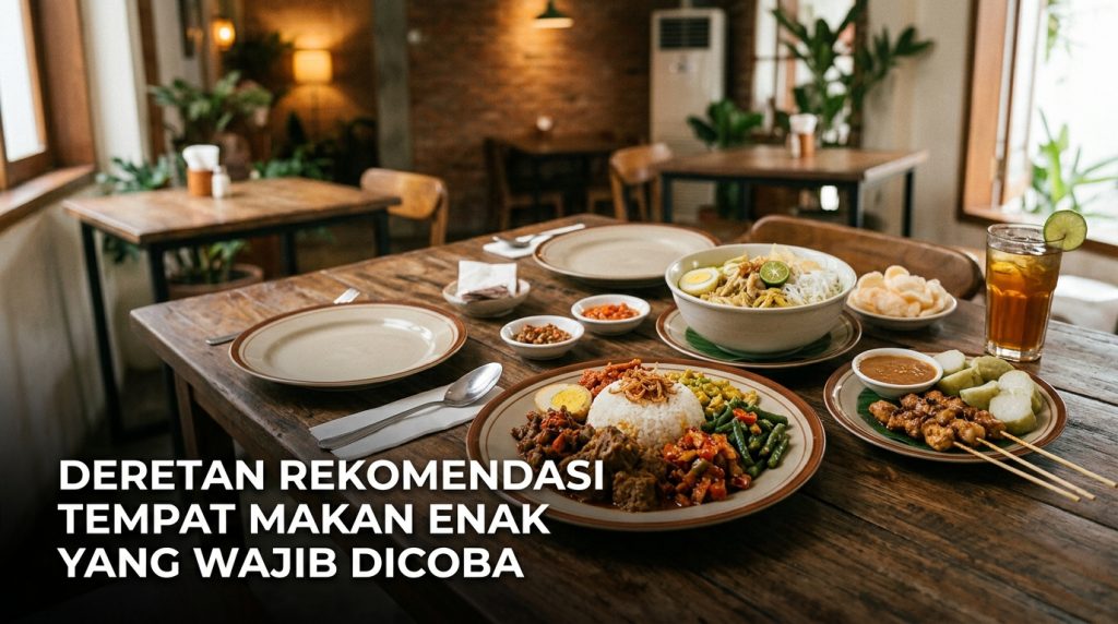 Deretan Rekomendasi Tempat Makan Enak yang Wajib Dicoba