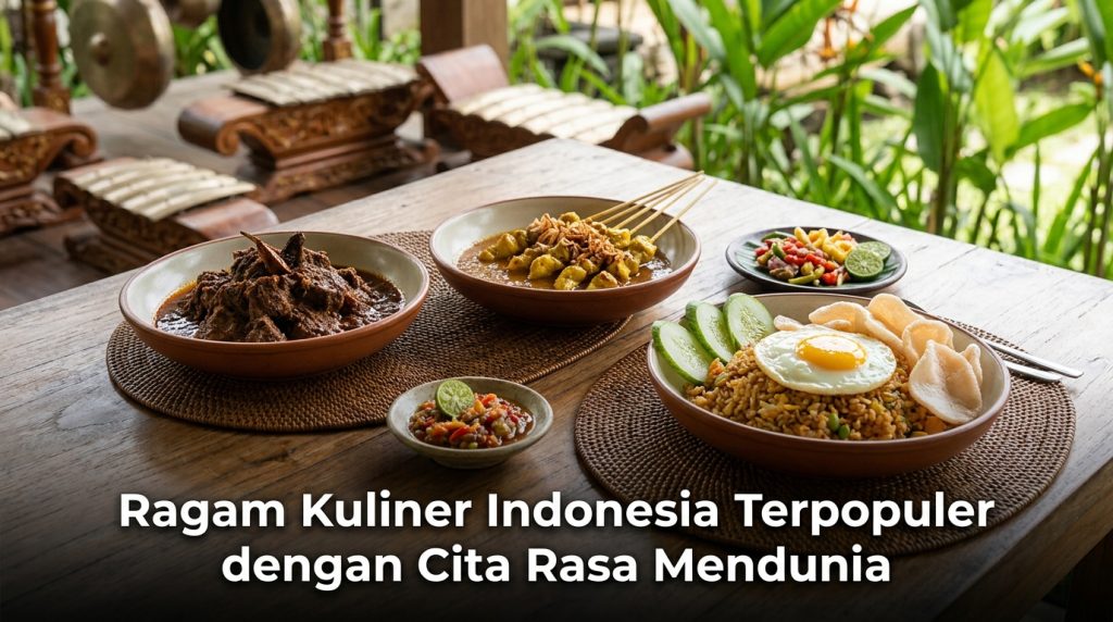 Ragam Kuliner Indonesia Terpopuler dengan Cita Rasa Mendunia